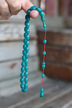 ARURTAKI Erkek Hediyelik 33'lük Ateş Kehribar Tesbih