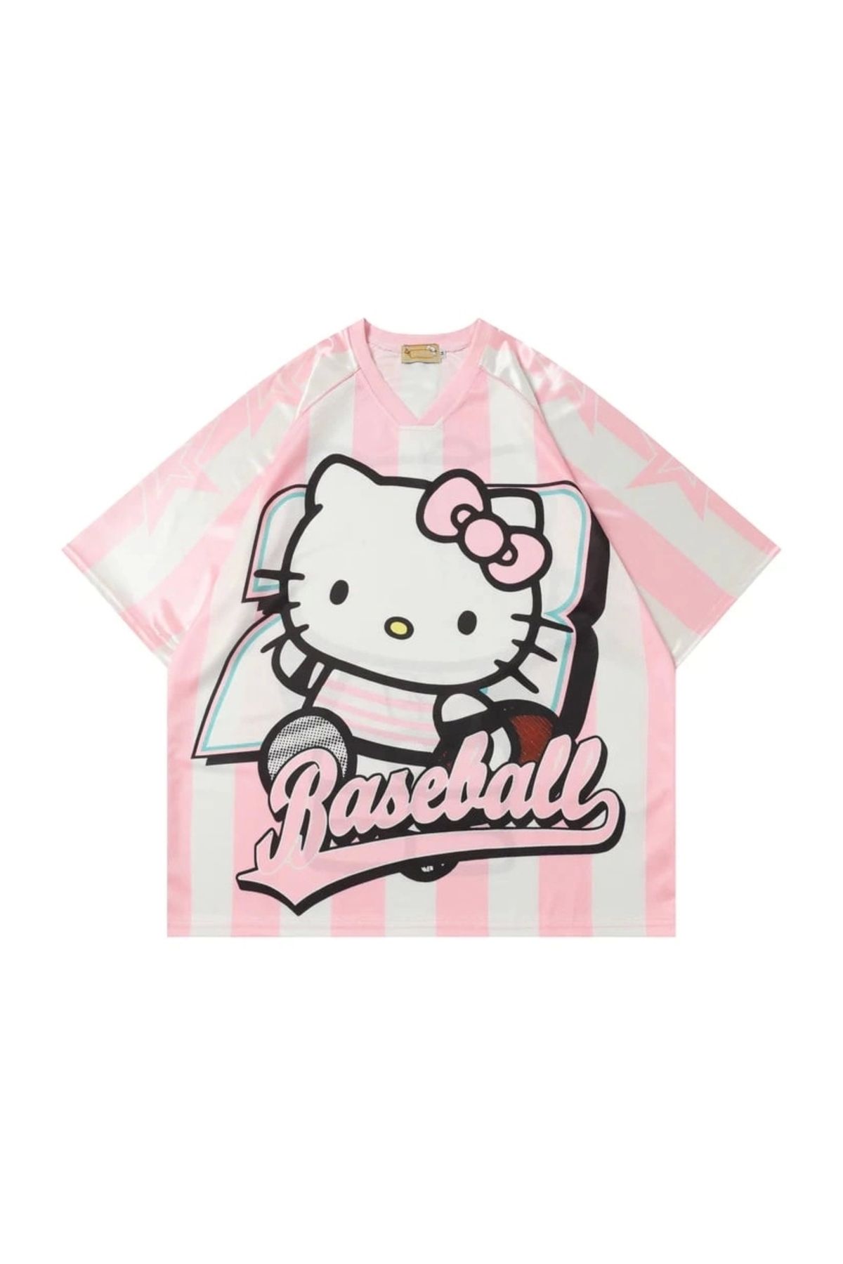 1blood Hello Kitty Cute Pembe Jersey Oversize Forma