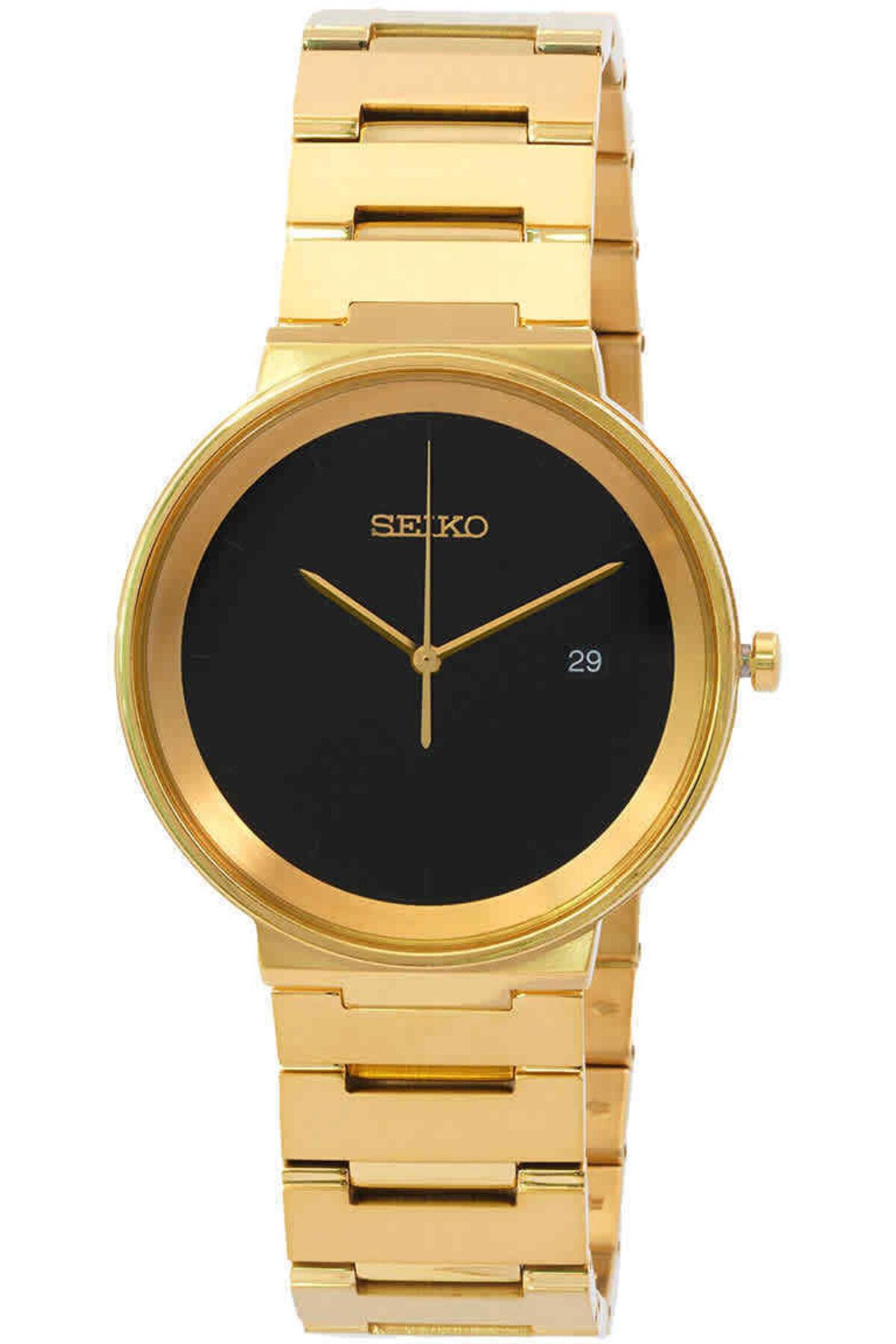 Seiko SEİKO ERKEK KOL SAATİ SUR488P 38 MM GOLD