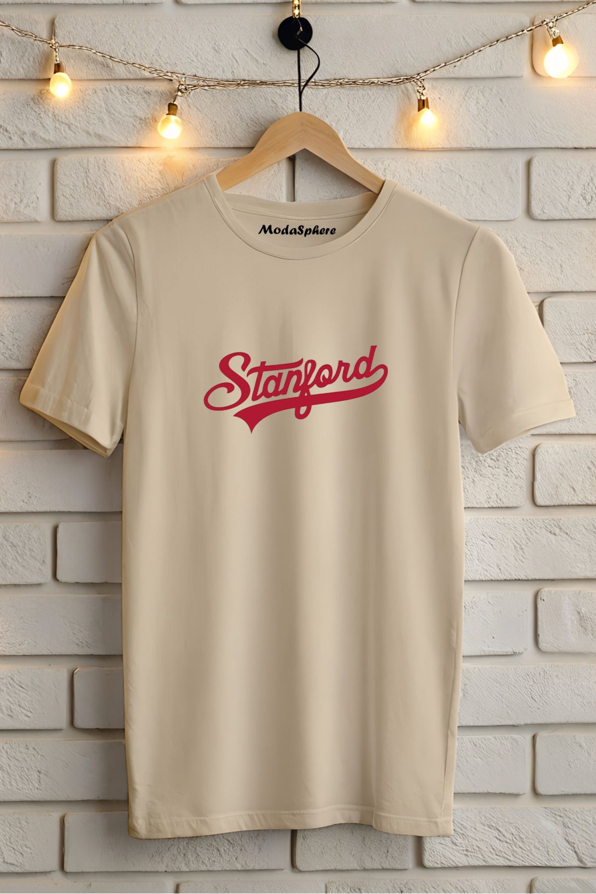 ModaSphere Baskılı Unisex Oversize Tişört