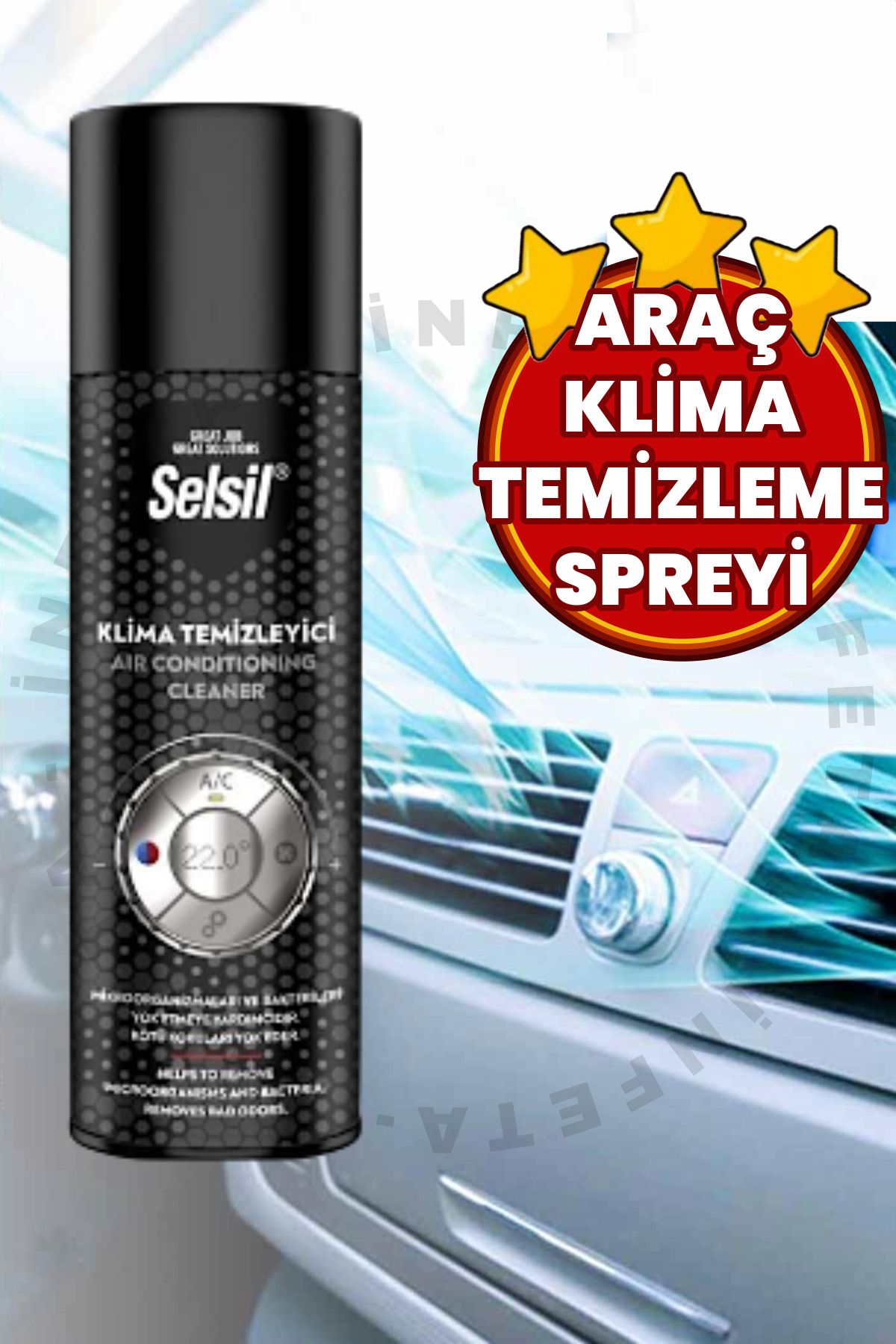 İnfeta Klima Temizleyici Çelik Kutu 150 ml