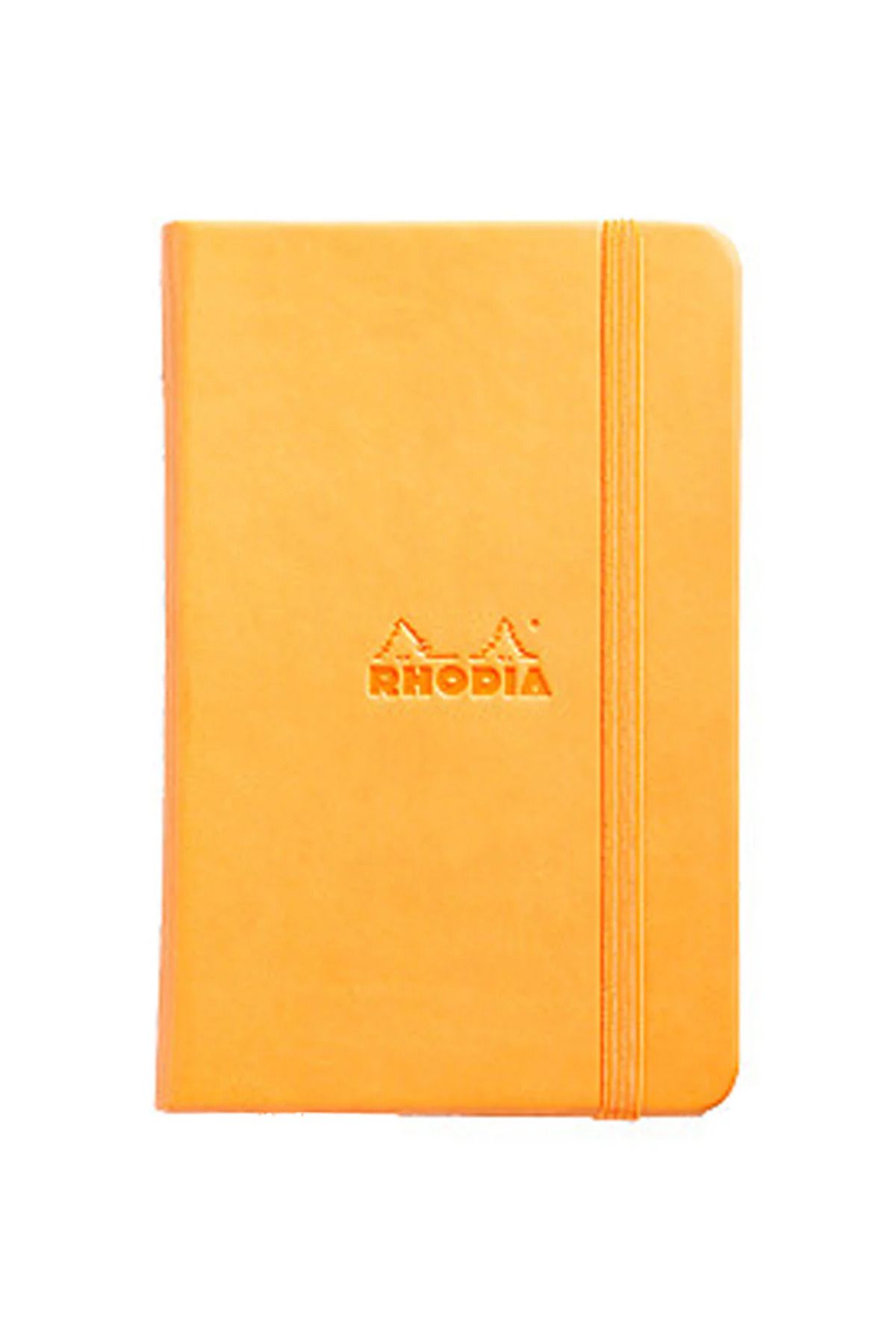 Rhodia Webnotebook 9x14cm 96yp Çizgili Sert Kapak Ciltli Not Defteri Turuncu / 118068