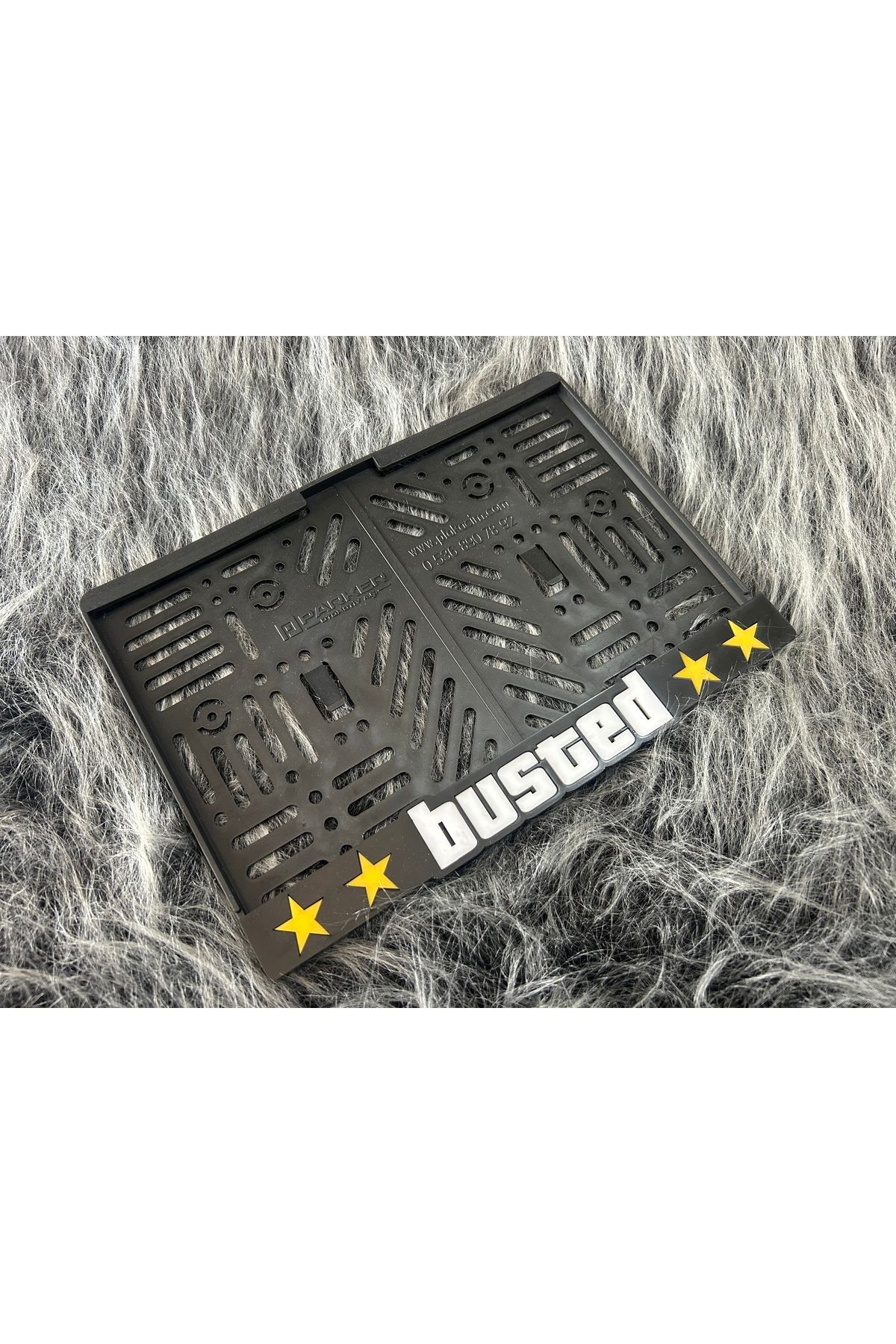 MERLINS OTO Merlins 3D Kabartmalı Pleksi Motor Plakalığı