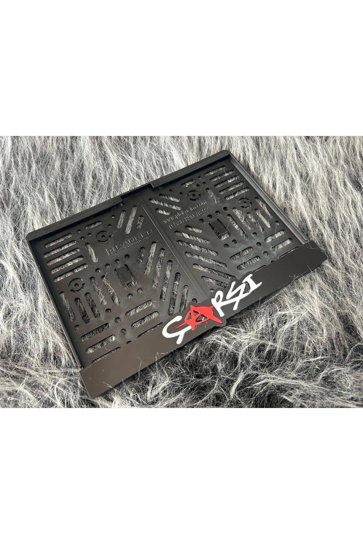 MERLINS OTO Merlins 3D Kabartmalı Pleksi Motor Plakalığı
