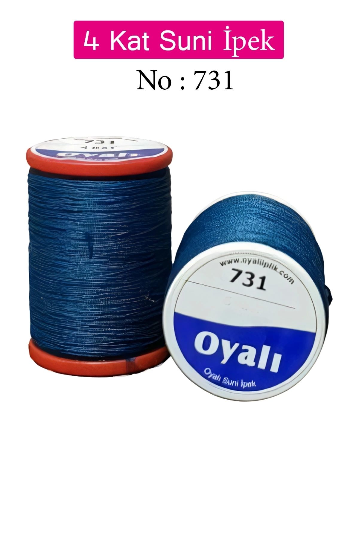 Royaleks Oyalı 4 Kat Suni İpek İplik İğne Oyası Boncuk İpi Tığ Oyası No:731