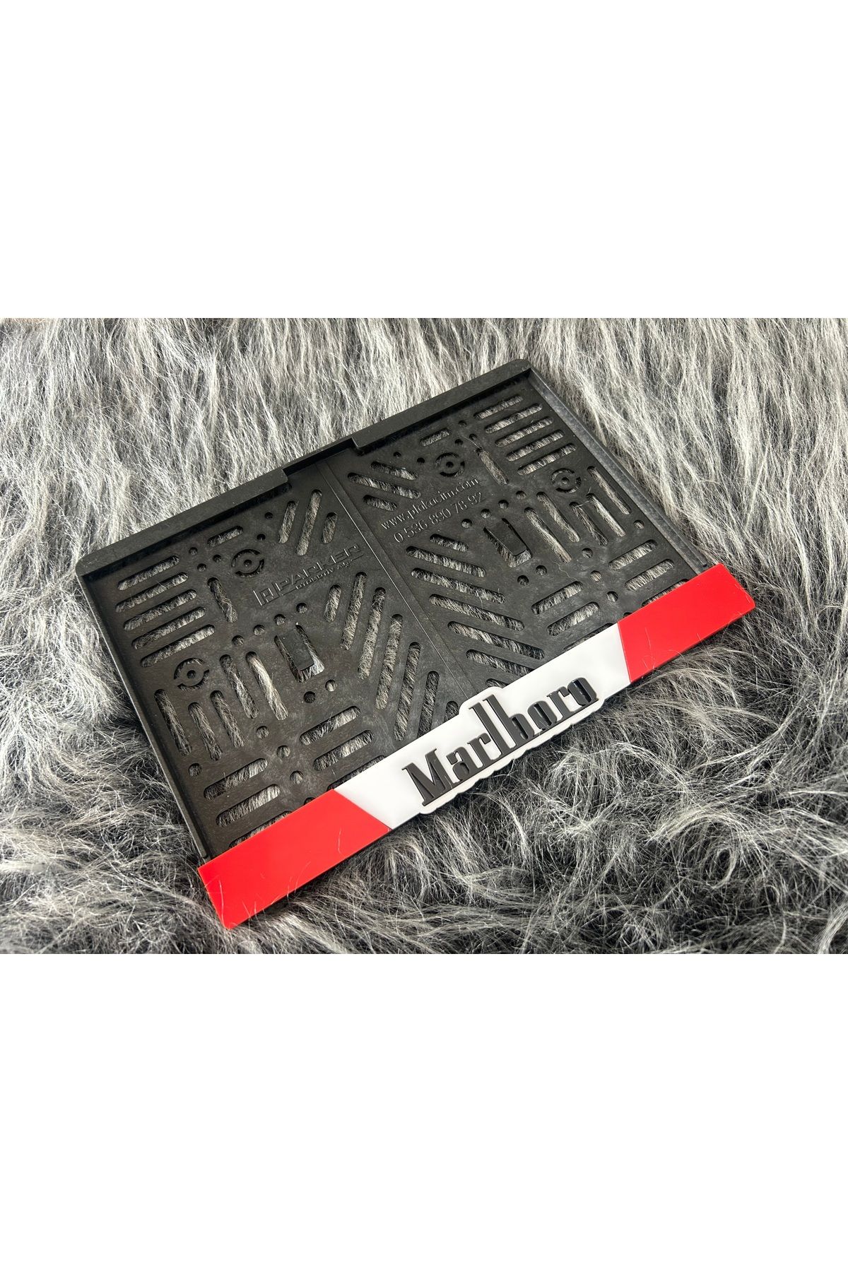MERLINS OTO Merlins 3D Kabartmalı Pleksi Motor Plakalığı