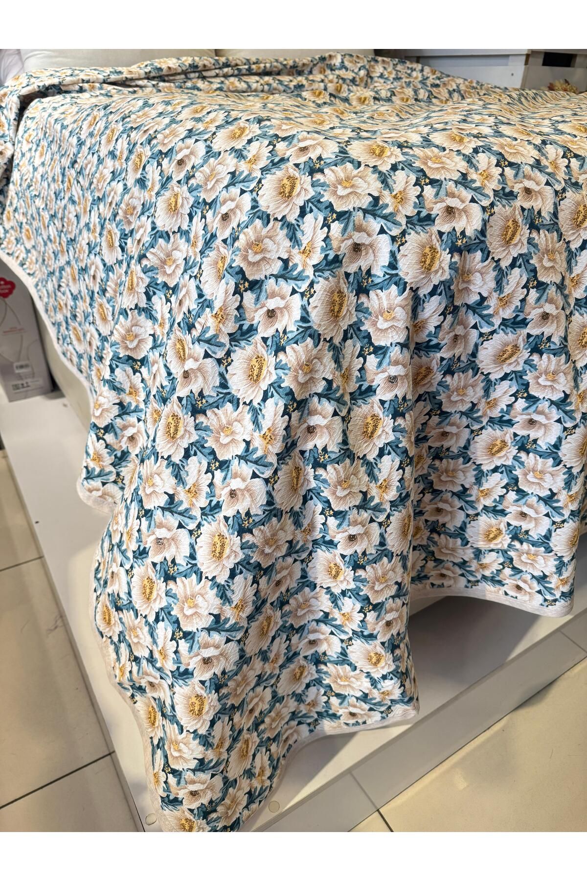 ŞENER HOME-Daisy Pattern Printed 150X240 Cm. Single Single Pike 2