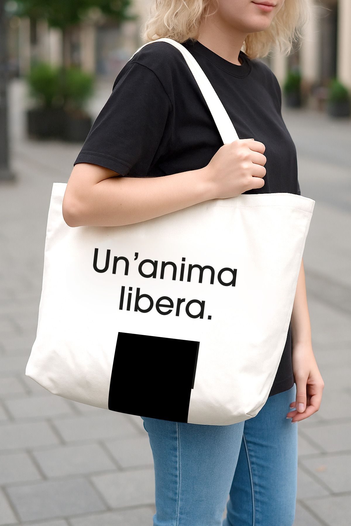 Vedsey Canvas Çok Amaçlı Baskılı Günlük Çanta