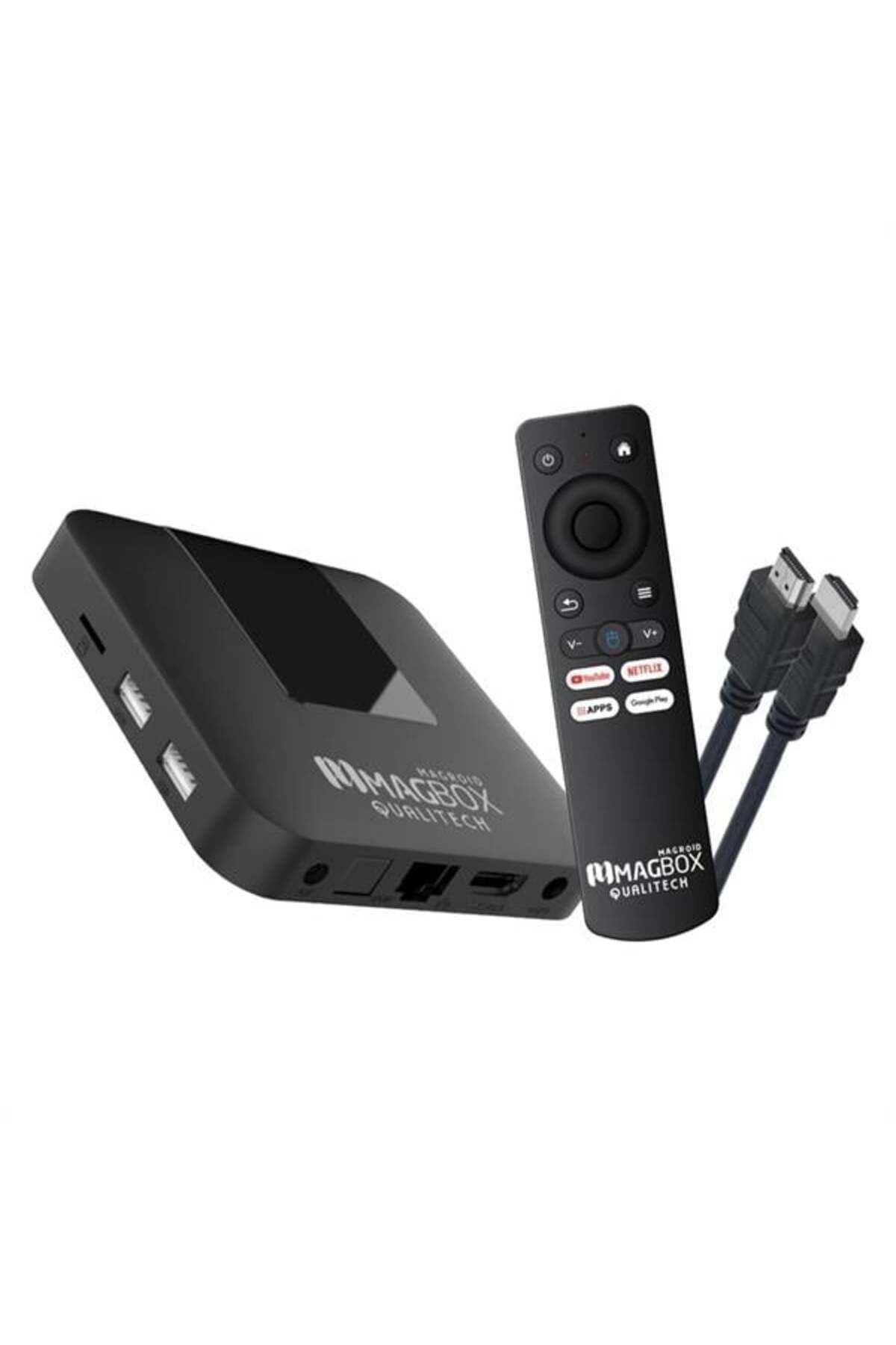 Balesso Magbox Magroid Qualitech 32gb Hdd - 2gb Ram 2.4g H313 Cpu Android Tv Box