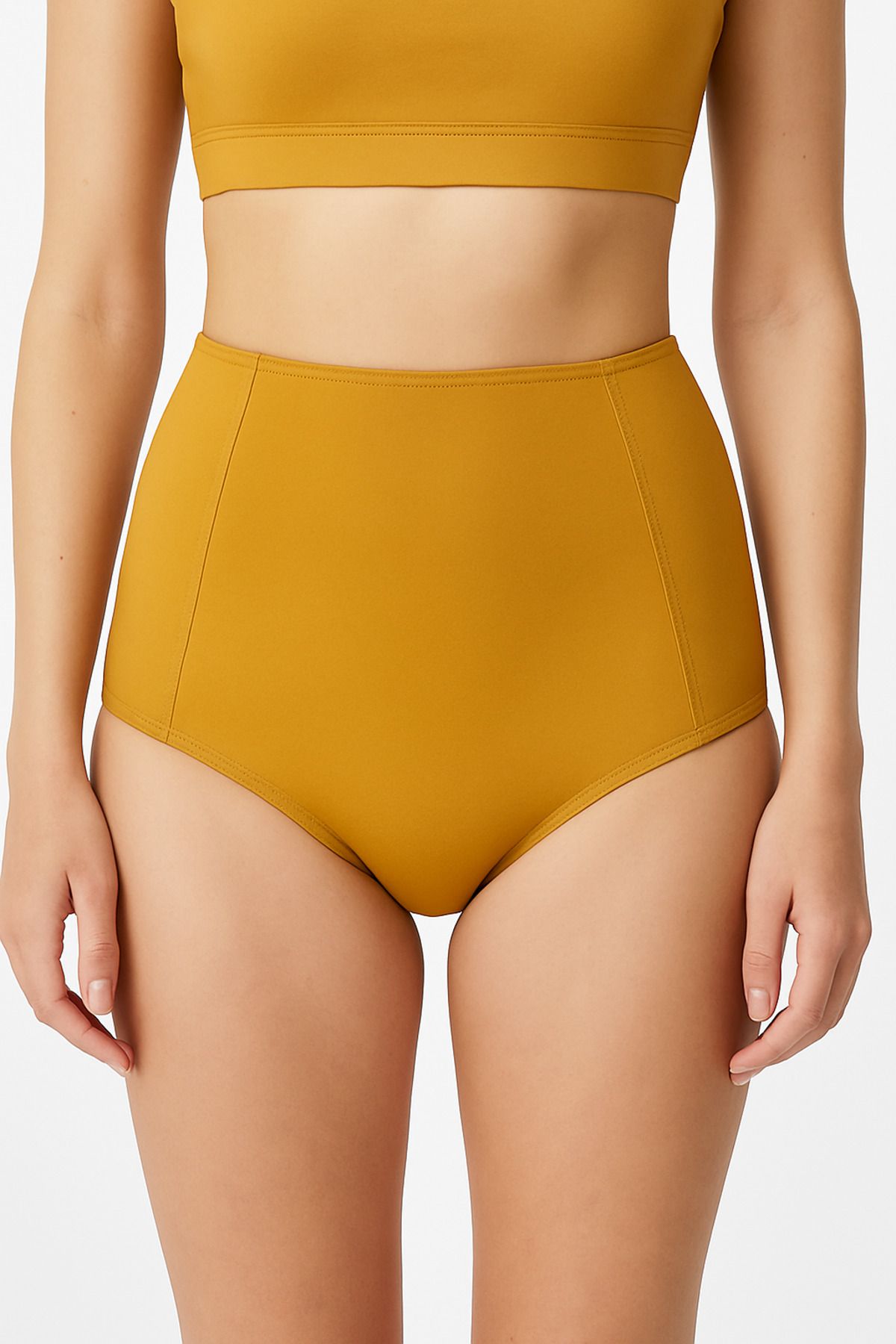 BRNCY Hardal Sculptfit Yüksek Bel & Toparlayıcı & Şekillendirici Bikini Altı