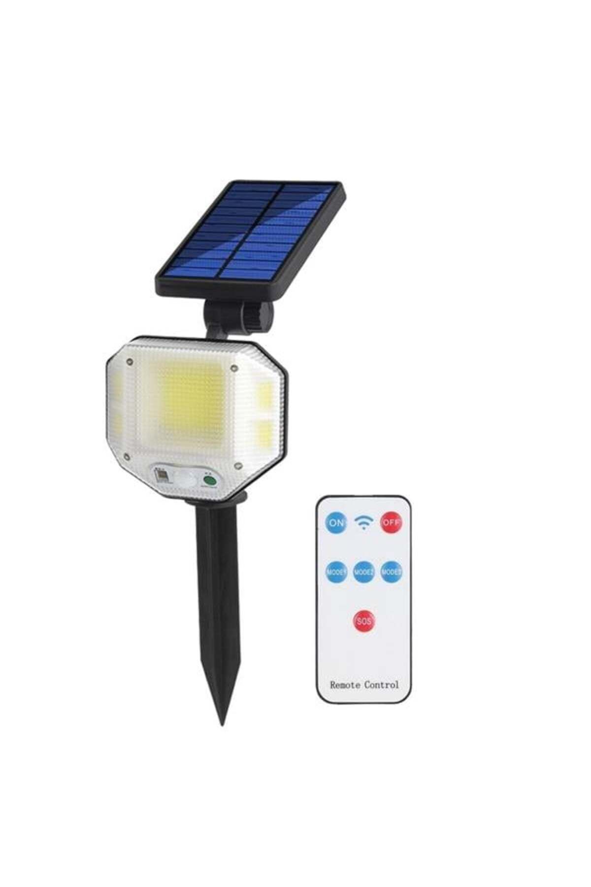 ÖYKÜ VE YİĞİT Powermaster PM-14917 Sensörlü Kumandalı 3 Kademeli Solarlı Bahçe Aydınlatma Lambası