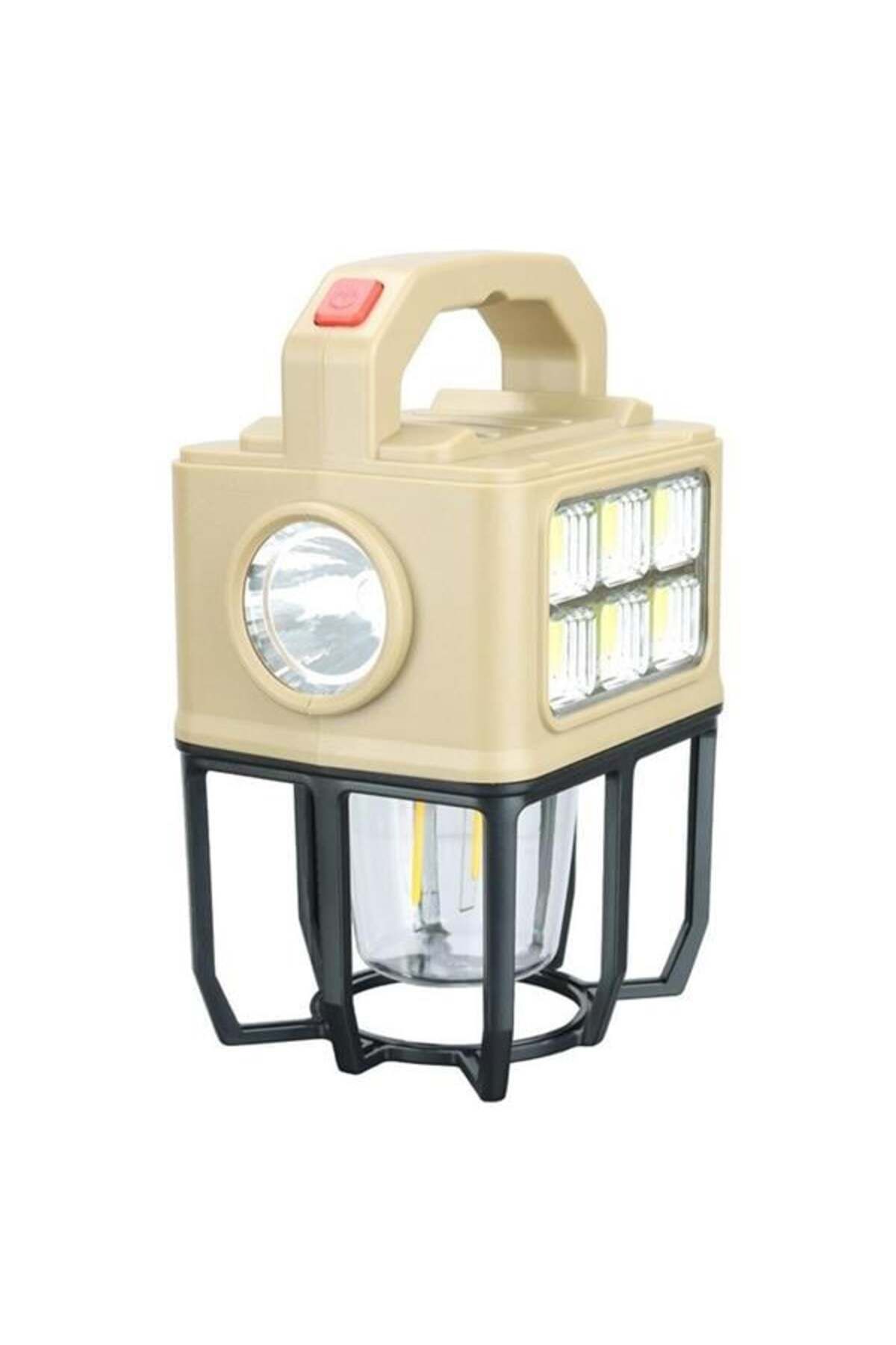 DENİZBİLİŞİM Powermaster Pm-26460 3 Modlu Beyaz - Filament Solar Masa - Kamp Lambası - El Feneri