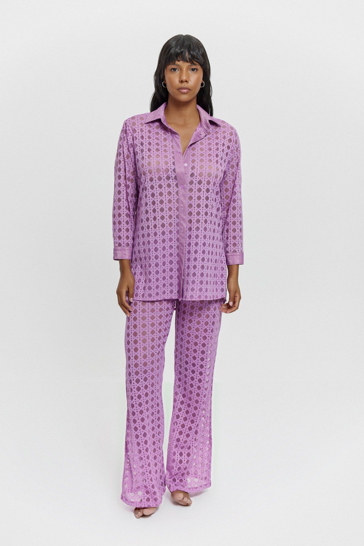 Louren P15117 BELİ LASTİKLİ PANTOLON