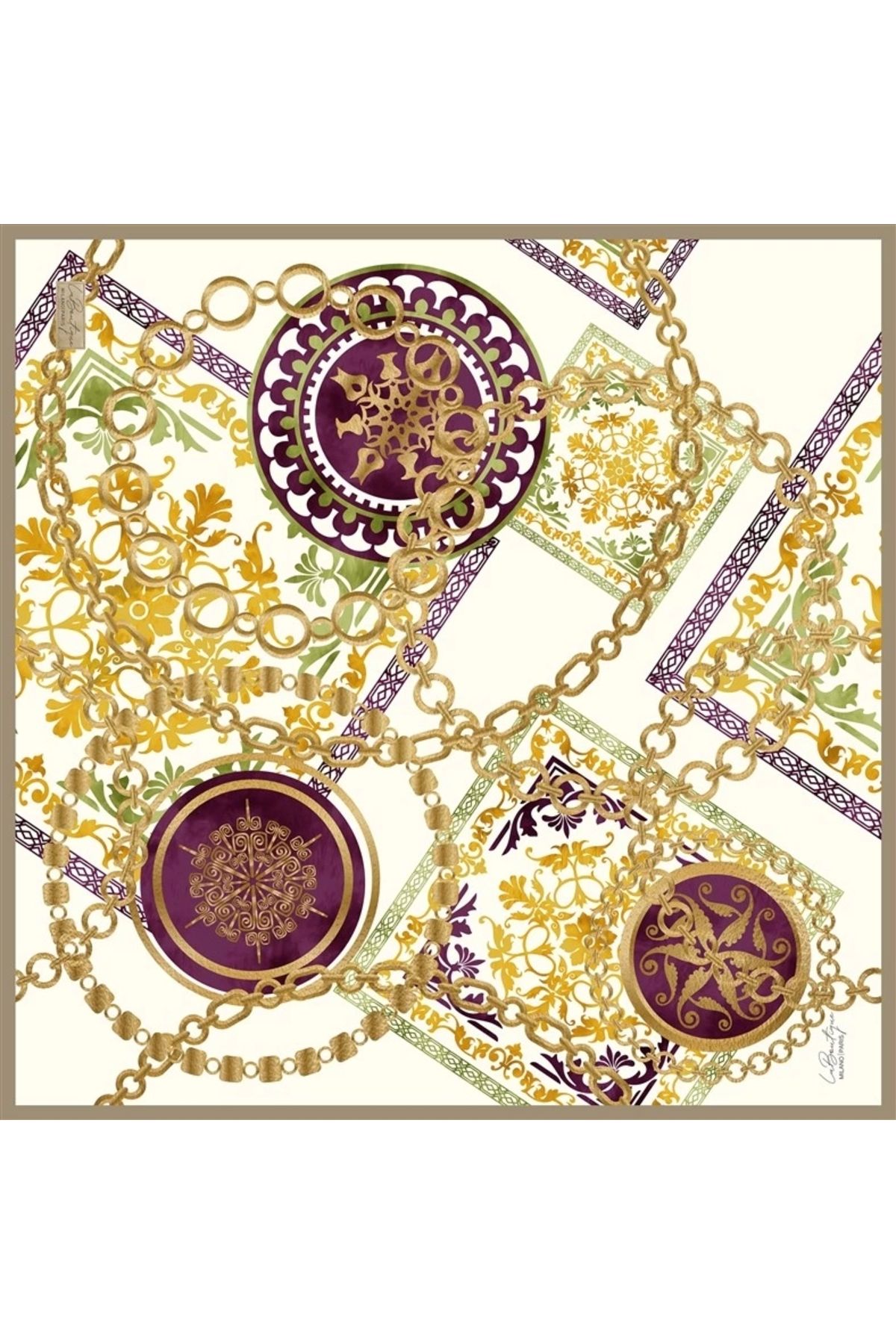 LA BOUTIQUE 2383-06 SURA İPEK 90X90
