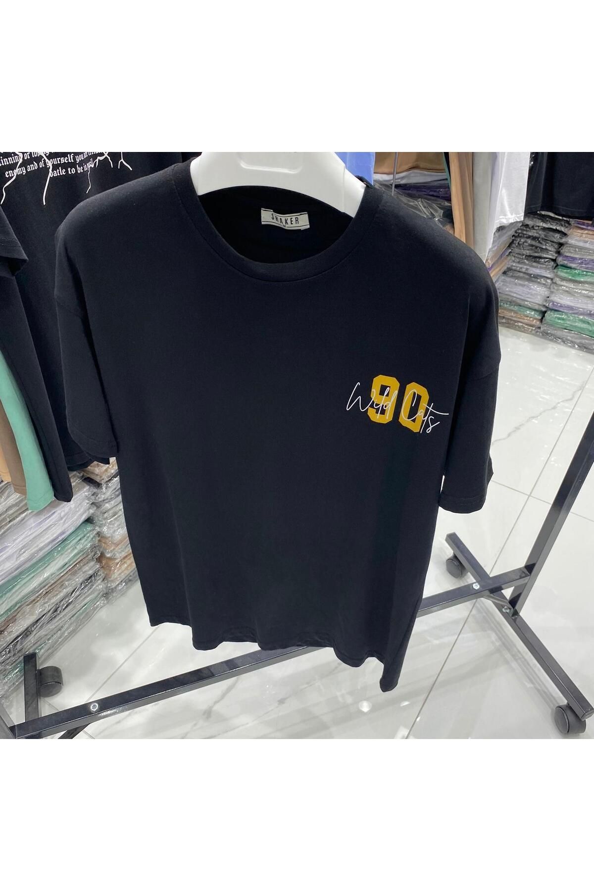 Arena Spor Ön ve Arka Baskılı Oversize Tişört