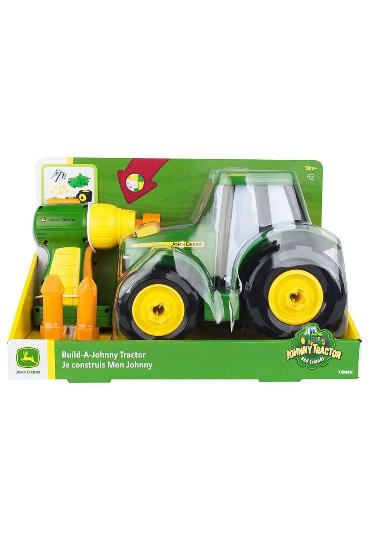 gizmurstore 46655 Tomy John Deere - Yap-Oyna Traktör Johnny +18 ay
