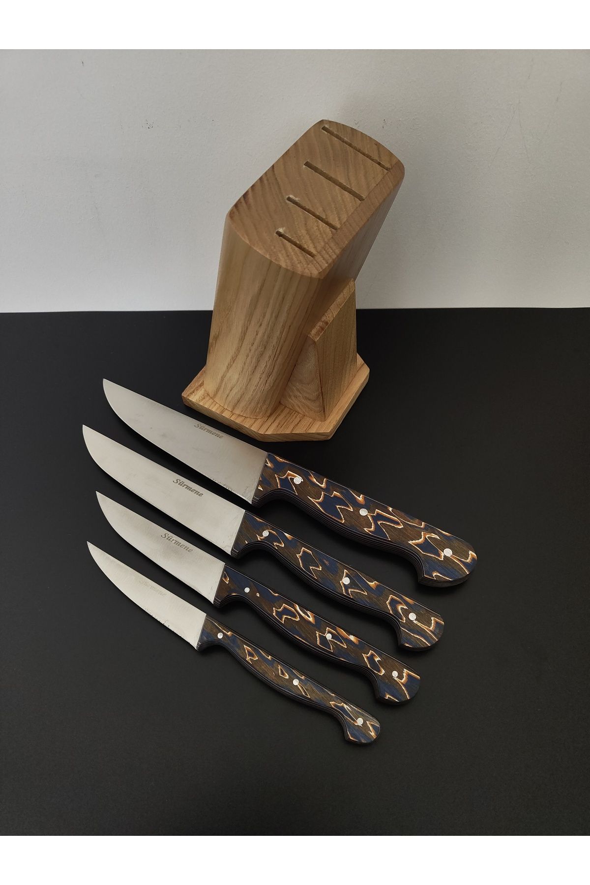 Krc Knife 3'lü Çantalı Bıçak Seti