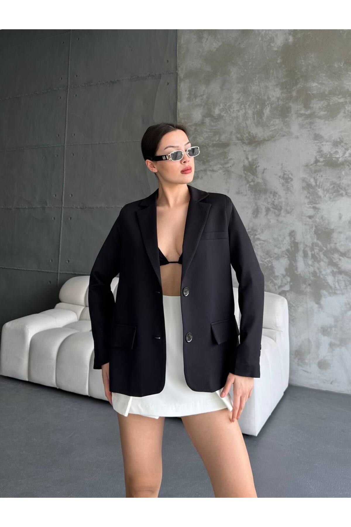 AYSİİ ASTARLİ BLAZER CEKET