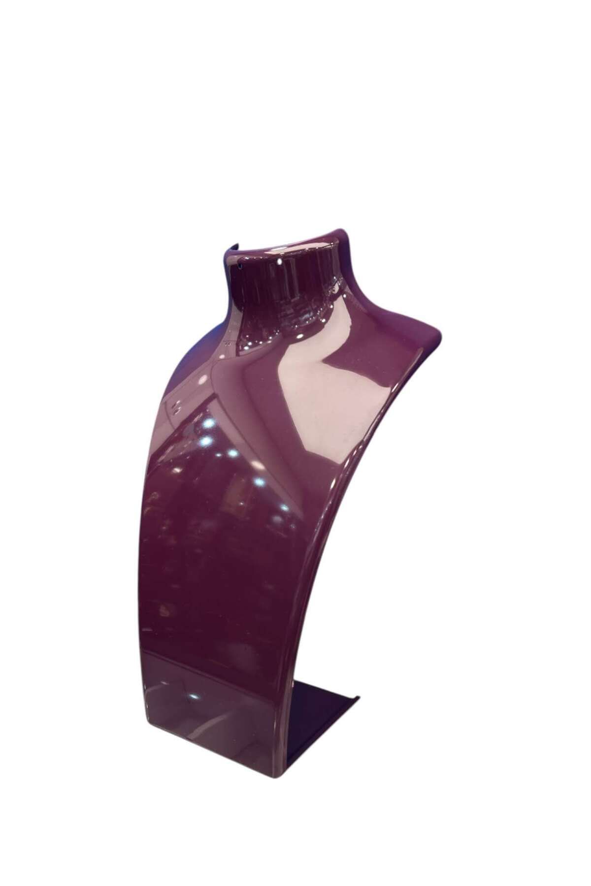 STAND MARKET Kolye Standı Akrilik -Takı Teşhir ve Saklama Standı Mor 19x30 cm