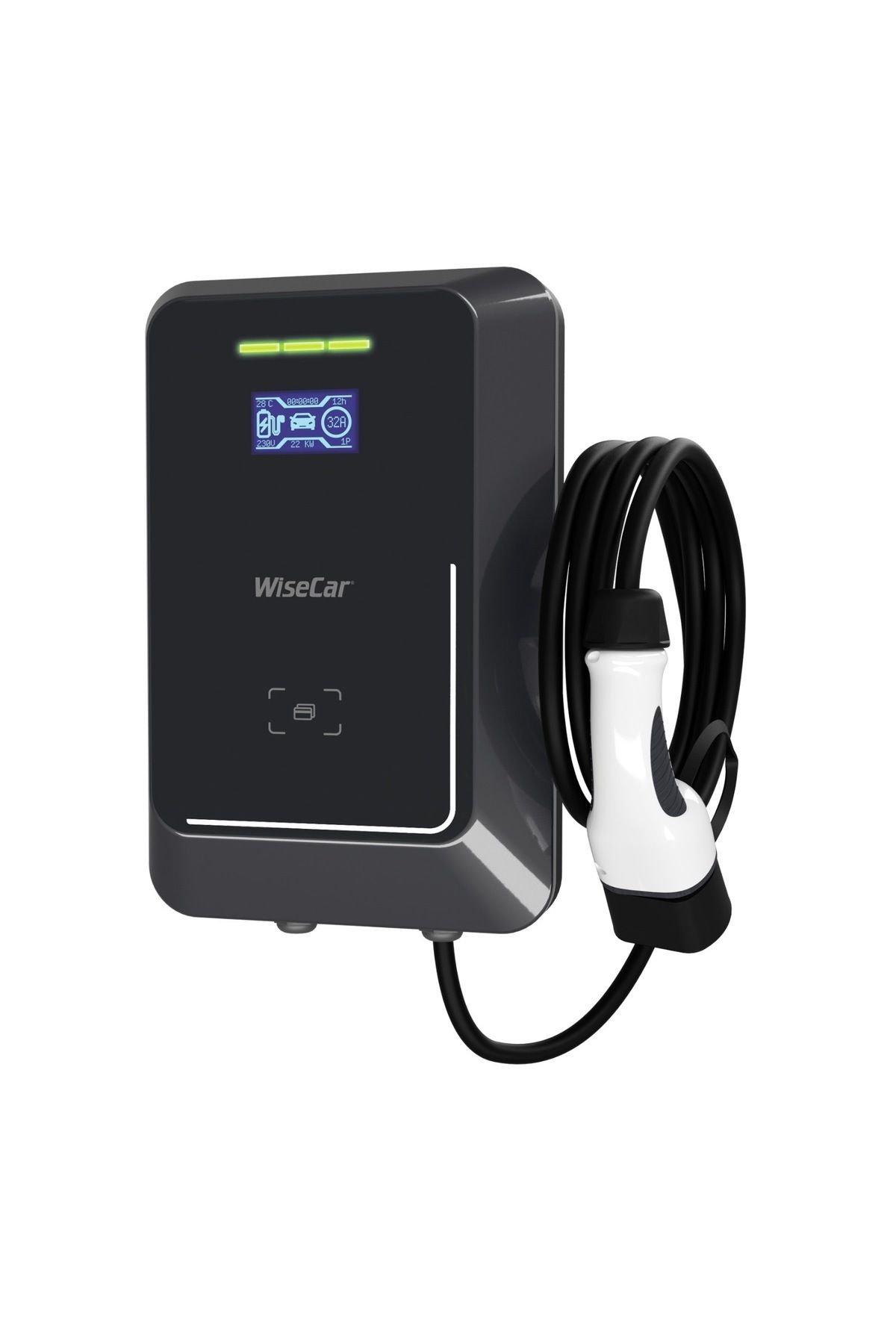 WiseCar Wta 22 & 11 Kw Elektrikli Araç Şarj Cihazı Wallbox