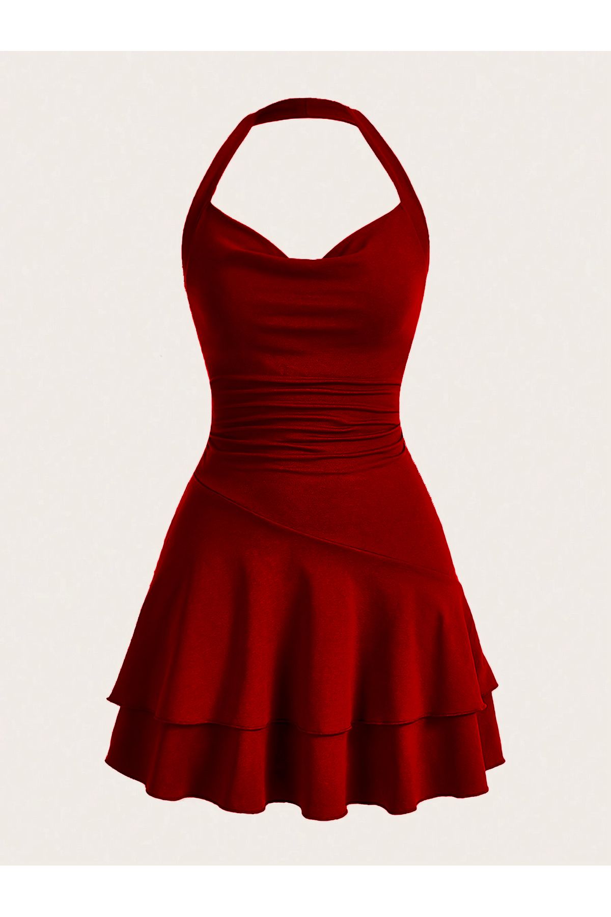 ÖZGESTORE Boyundan Askılı Mini Elbise
