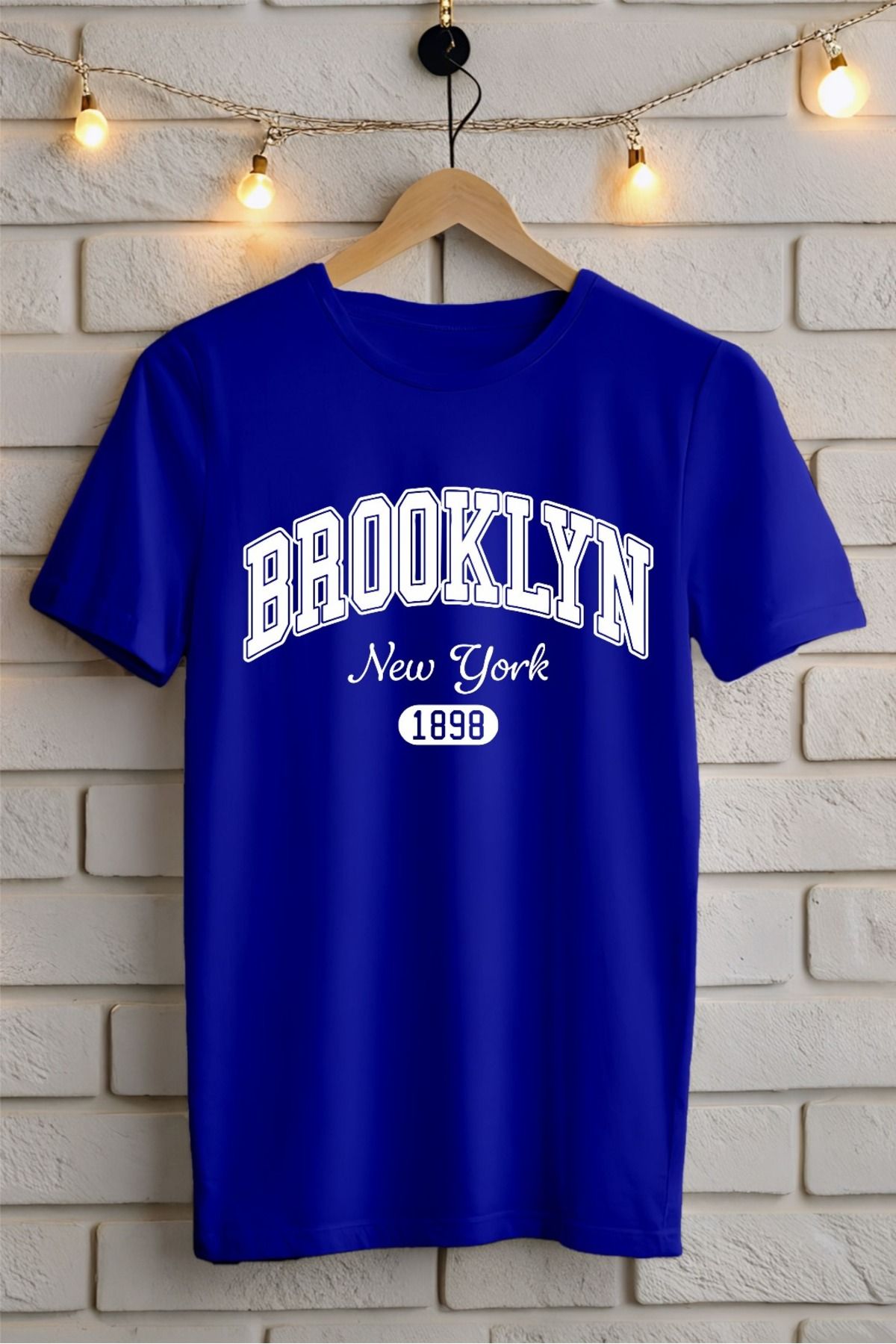 ModaSphere Brooklyn Baskılı Unisex Tişört