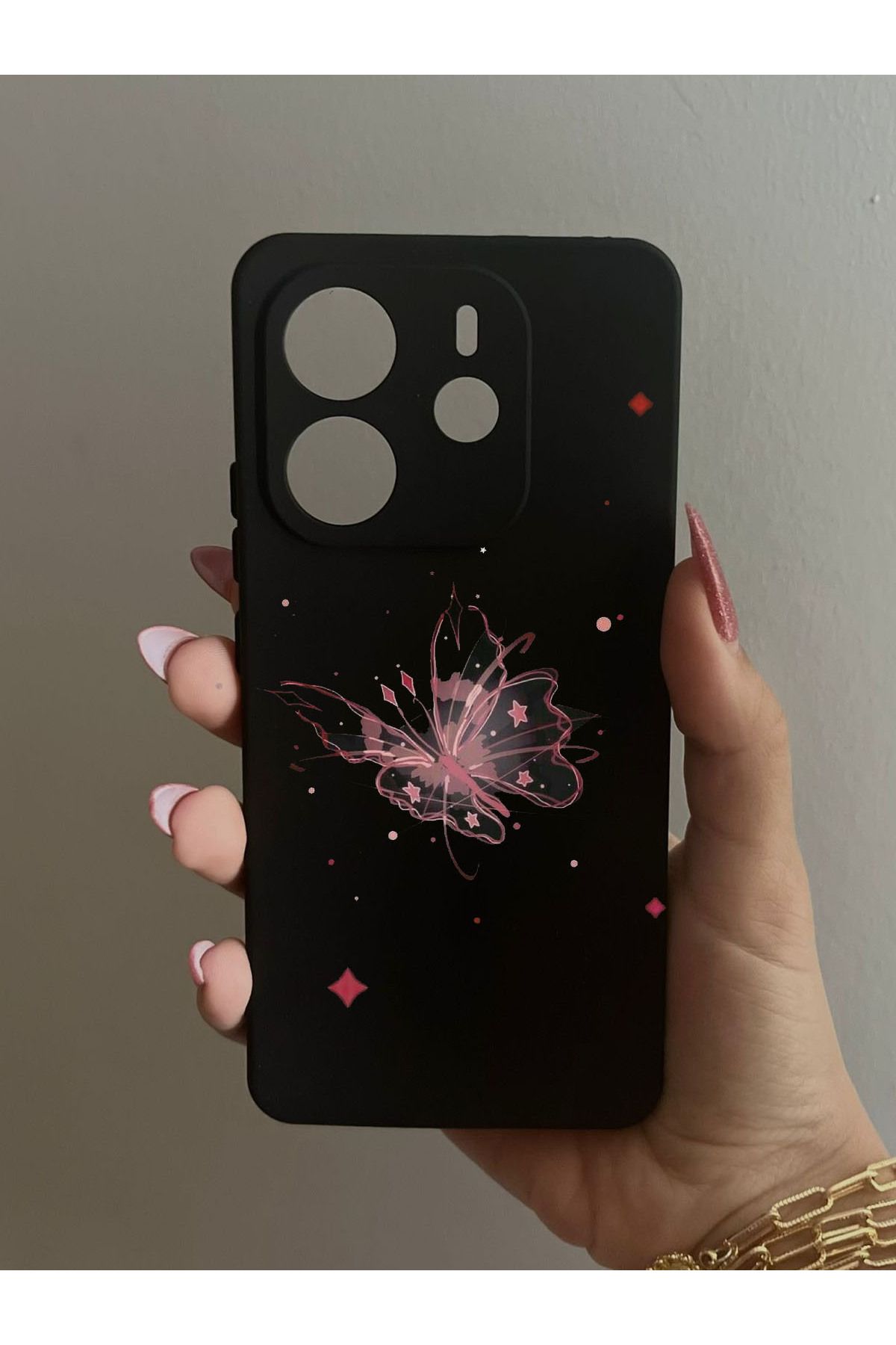 Framgan Xiaomi Redmi Note 14 Uyumlu Desen Tasarımlı Yüksek Kalite Tam Uyumlu Kılıf Arka Kapak