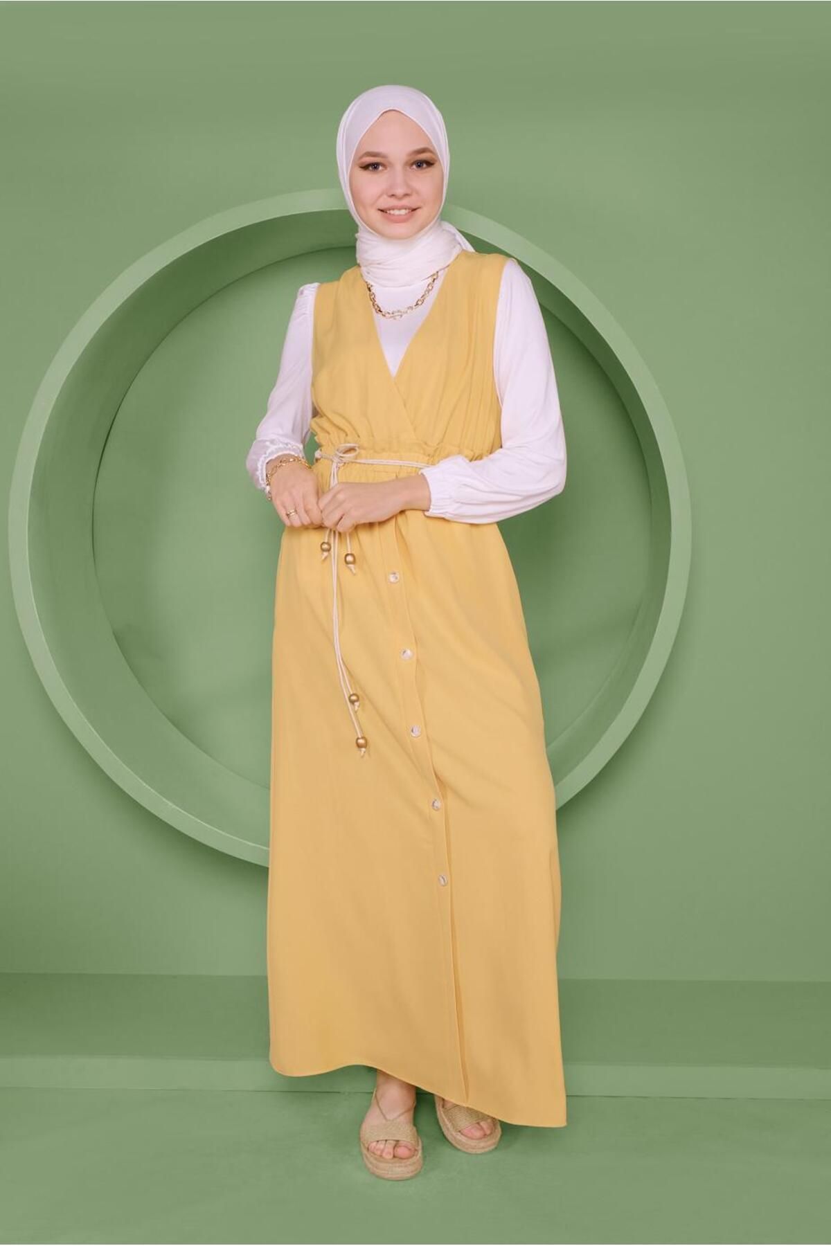 Alvina-Waist with Elastic Button Double Gel 41410 1