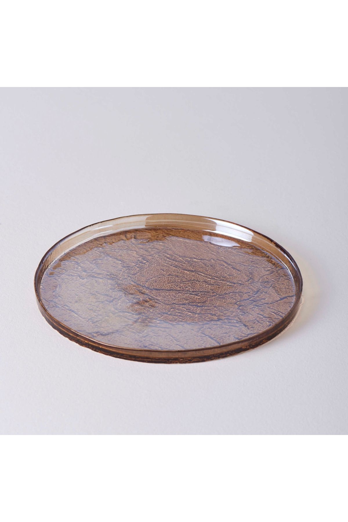 Gleam Cam 21 Cm Pasta Tabağı Amber
