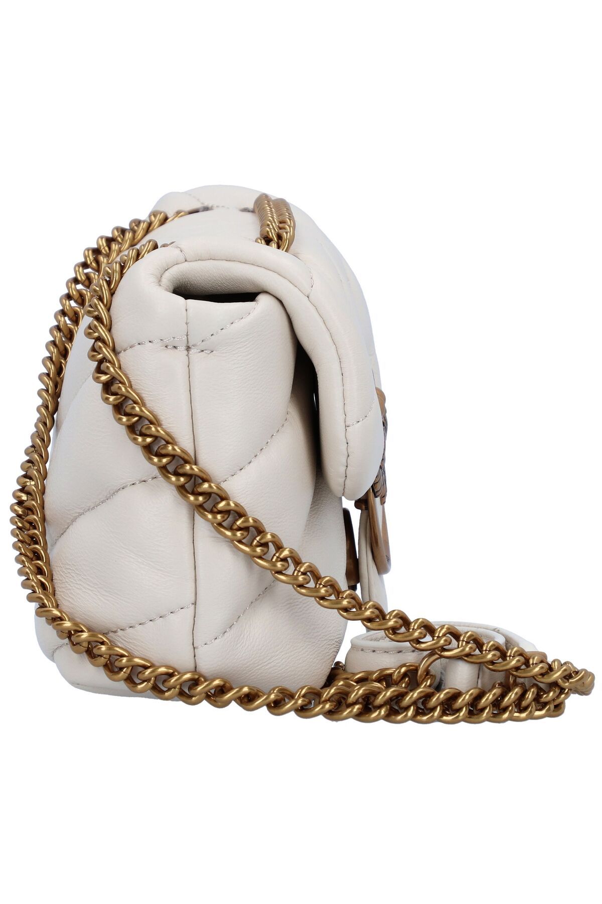 PİNKO-Geantă de umăr Love Puff din piele 18 cm 3