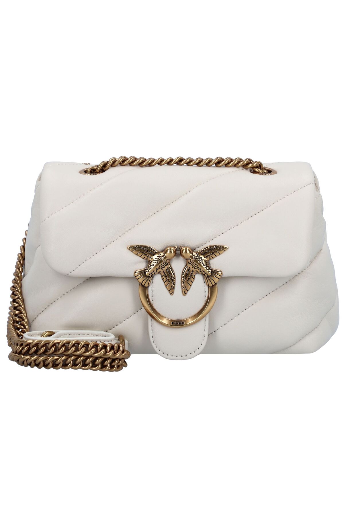 PİNKO Love Puff Umhängetasche Leder 21 cm