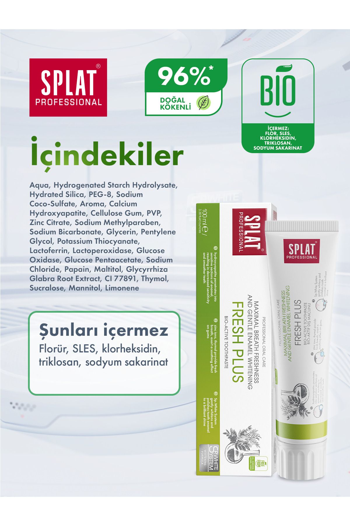 Splat-Professional Fresh Plus Bio-Active Toothpaste 100 ml 5