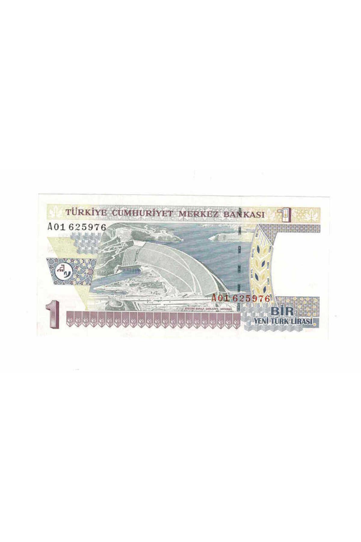 Gökçe Koleksiyon 8. Emisyon 1.Tertip 1 YTL Seri A01 ÇİL TCK9777