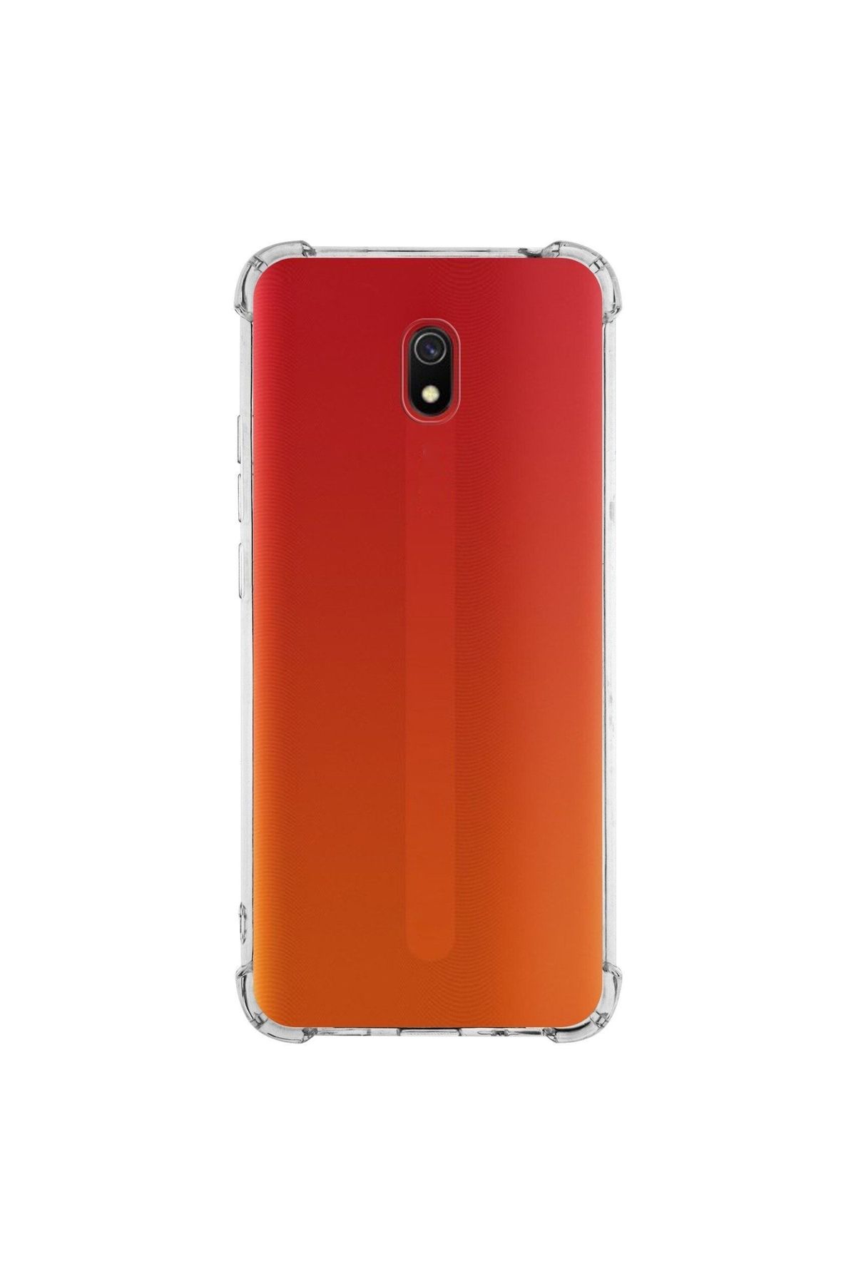CaseArt Xiaomi Redmi 8A ile uyumlu Kapak Köşe Korumalı Airbag Antishock Şeffaf Silikon Kılıf