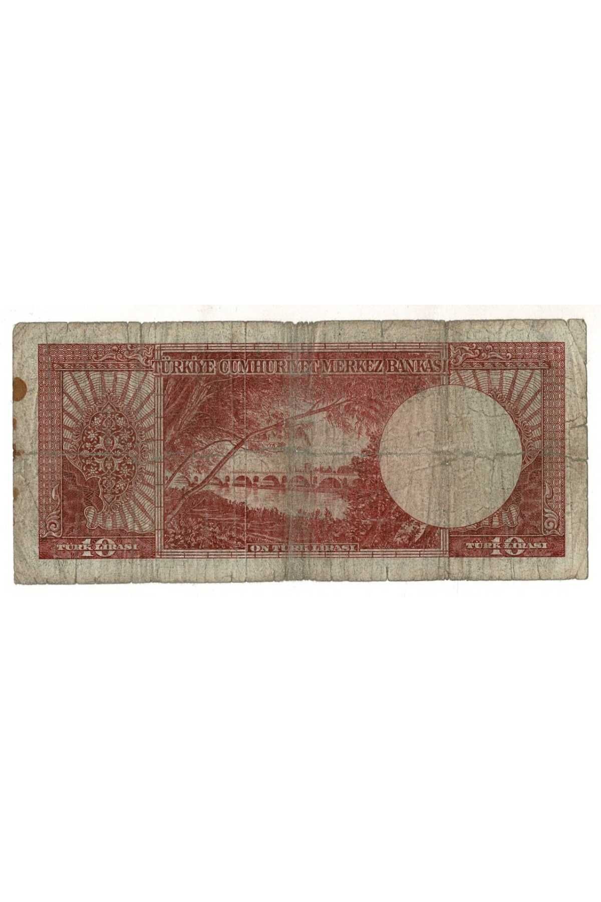 Gökçe Koleksiyon 5.Emisyon 5. Tertip 10 Türk Lirası Seri Z65 Temiz TCK9401
