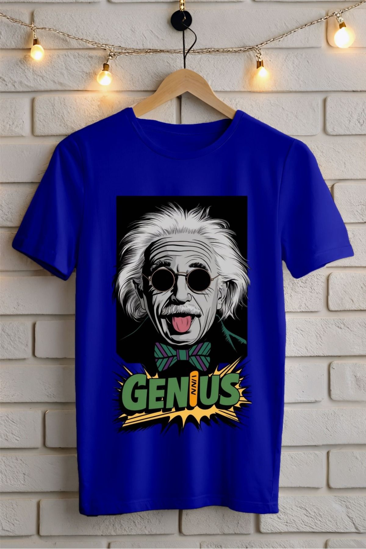 ModaSphere GENIUS Baskılı Unisex Tişört
