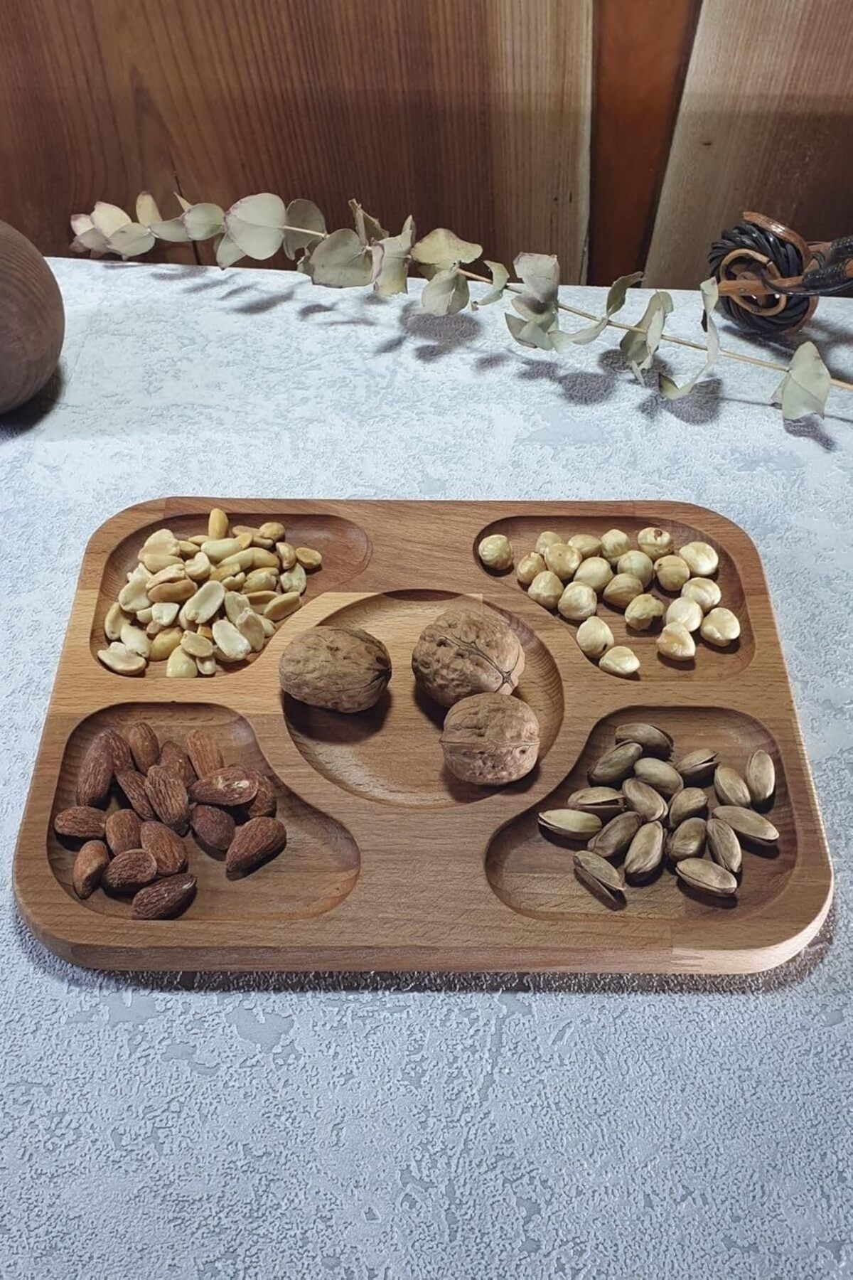 Mu Art Ahşap Mrt Ahşap Kay?N Çerezlik-Kahvaltılık Ve Servis- Sunum Taba?? Kz10081 Art 871301