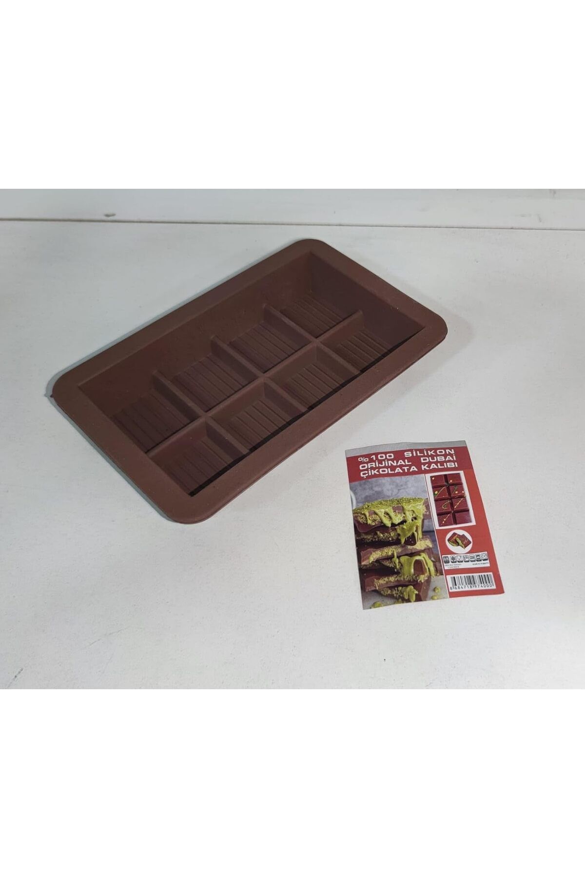 STOREMAX ELZ Derin Oluklu 8 Kareli dubai Çikolatası Kalıbı FRNTR 1127478