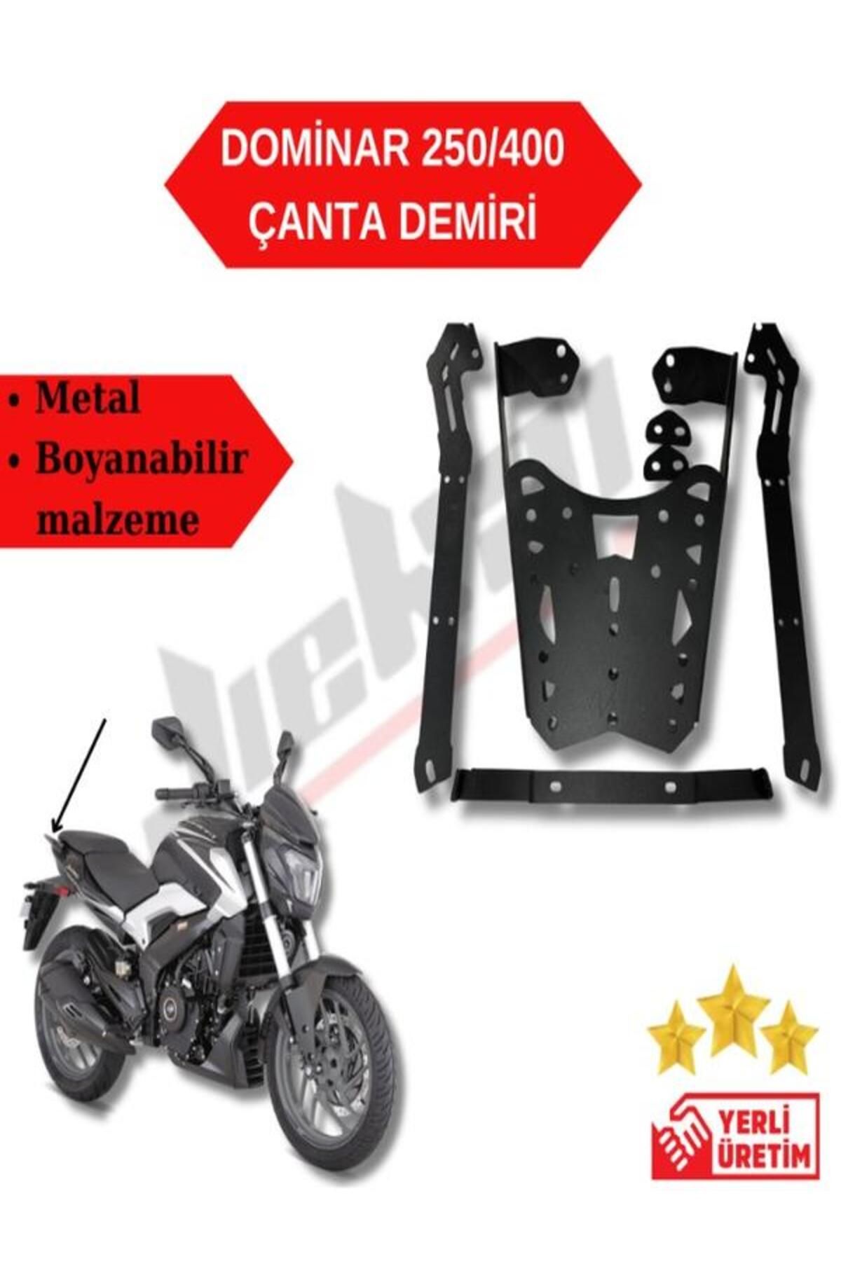 RELLAX MOTOSİKLET AKSEUARLARI BAJAJ DOMİNAR 250/400 2017-2024 UYUMLU ÇANTA DEMİRİ