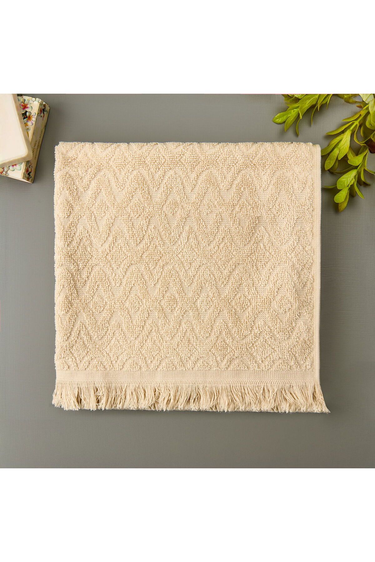 MATMEL Charm Yüz Havlusu - Krem - 50x90 cm