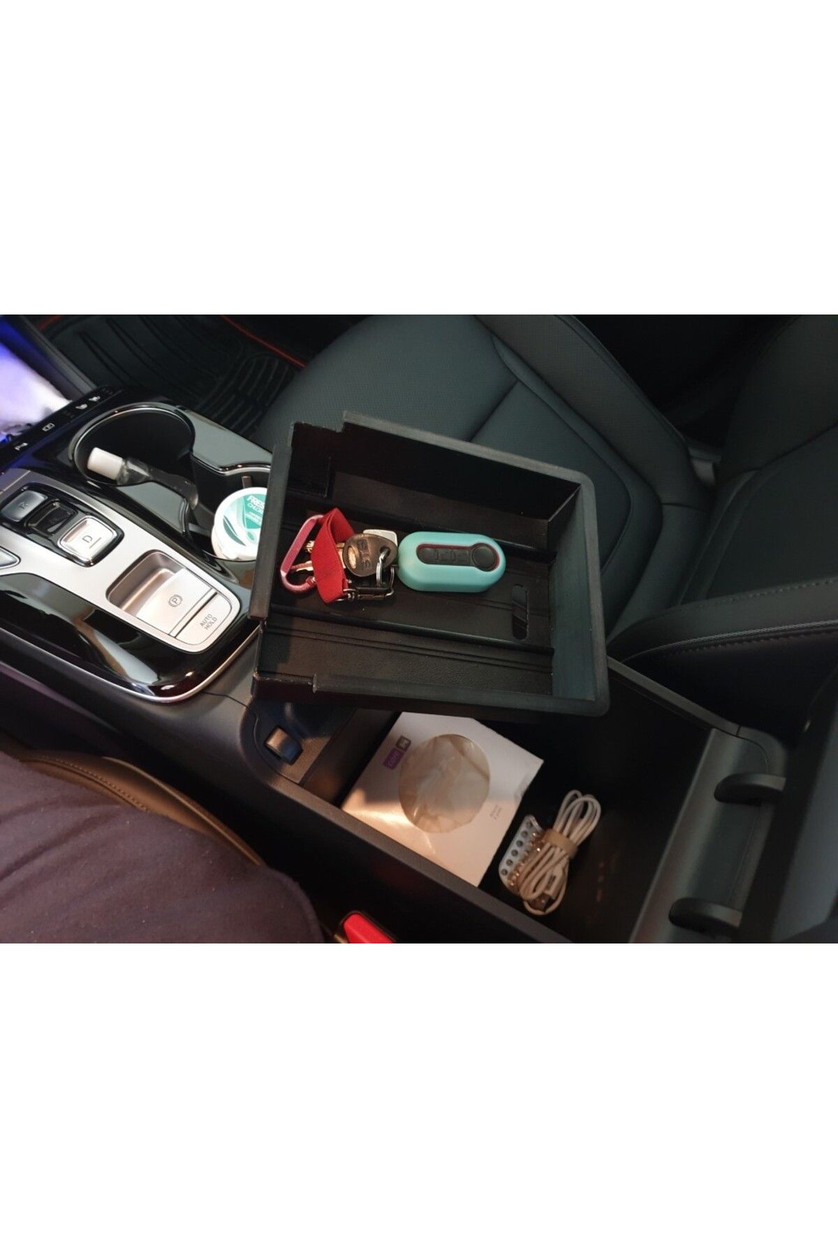 Lucest Tucson NX4 2021 Uyumlu Merkezi Kolçak Saklama Kutusu (Plastik Aparattır!!!)