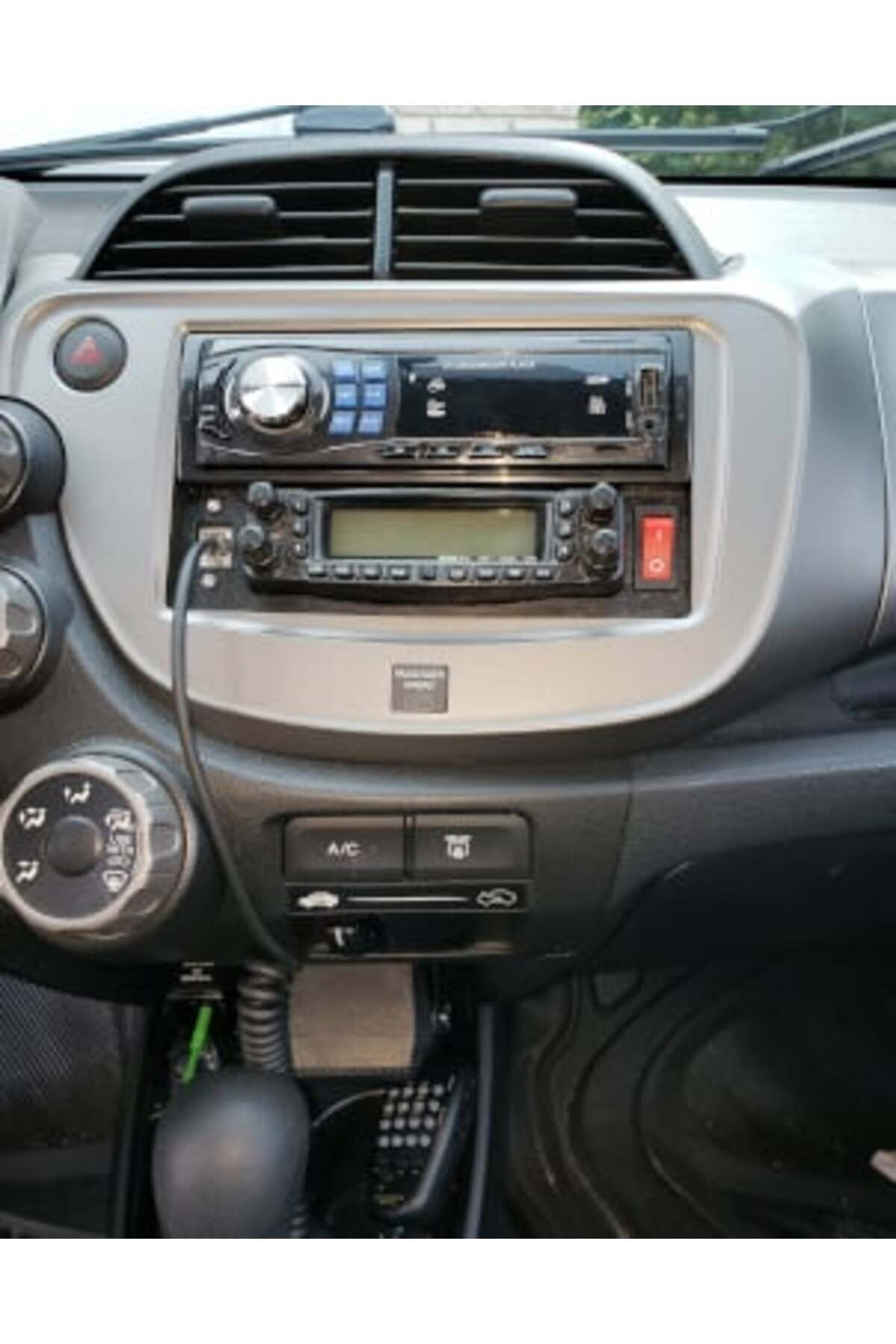 Lucest FT-8900 için jambon radyo + stereo montaj, FT-8800 Honda Fit 09-13 Uyumlu (Plastik Aparattır)