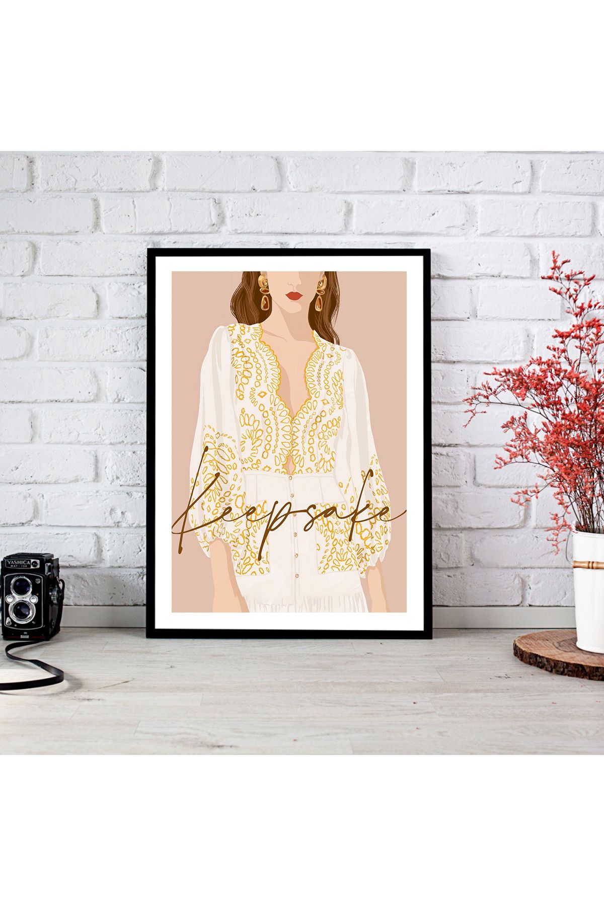 woodsia Ahşap MDF Poster Tablo Çerçevesiz MDF_TEK1486