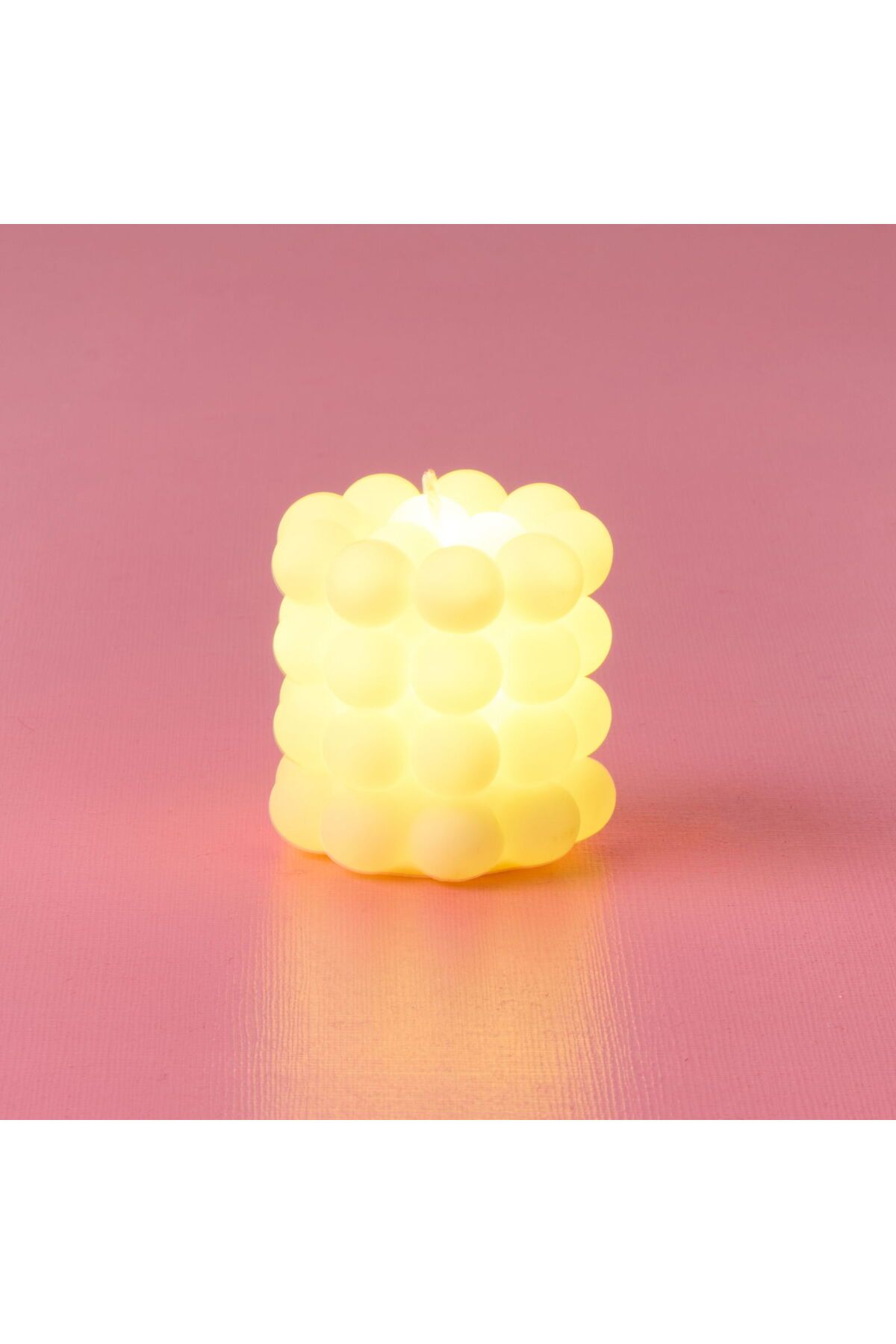 KRD Home Bubble Pilli Mum - Beyaz - 5,5x5x5 cm