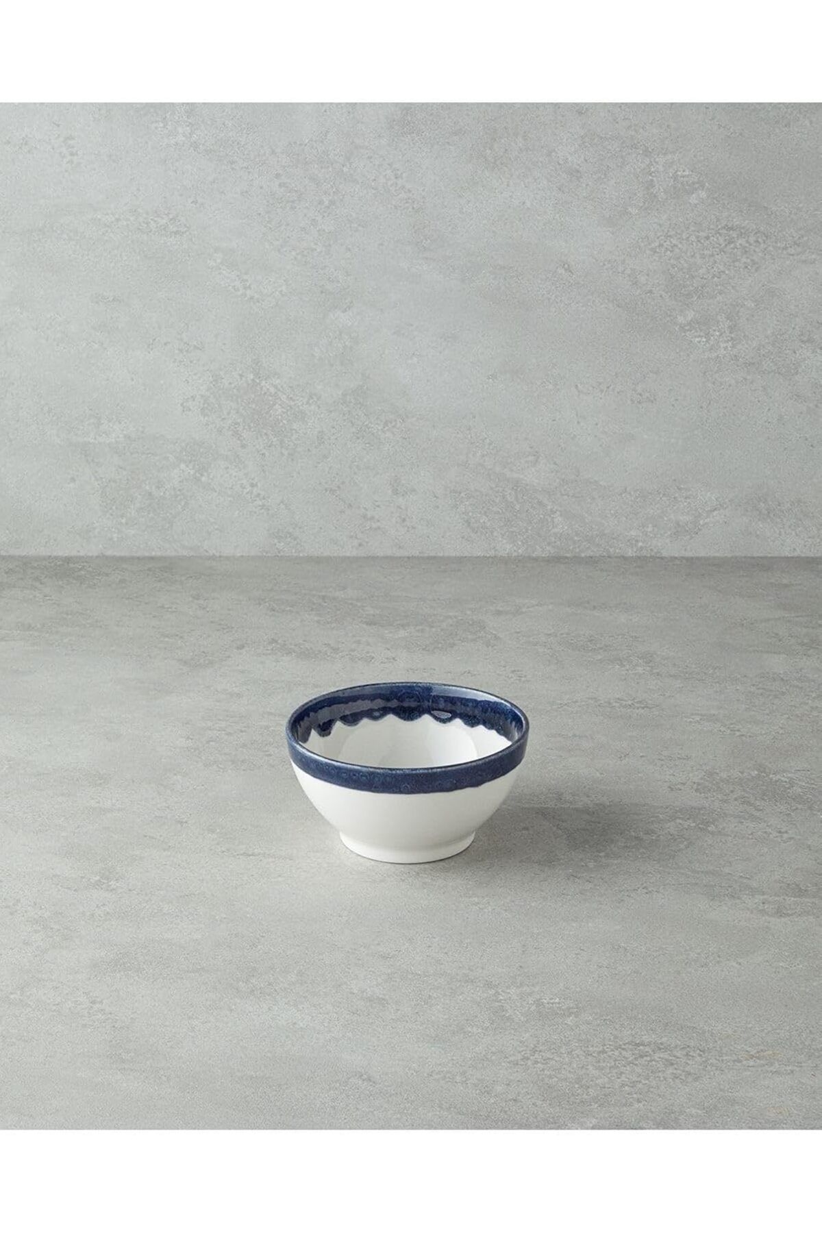 Mu Art Ahşap Mrt Home Larry Porselen Kase 19 cm Lacivert Art 871301