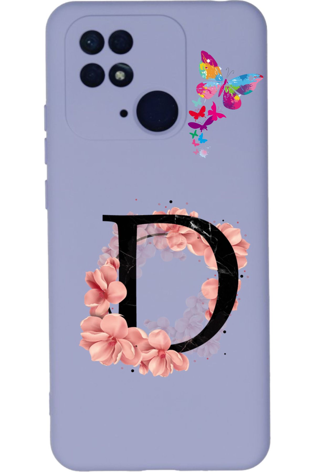Rotaks Xiaomi Redmi 10c Uyumlu Kılıf Lansman Kadife İç Yüzey İsme Özel Baskılı