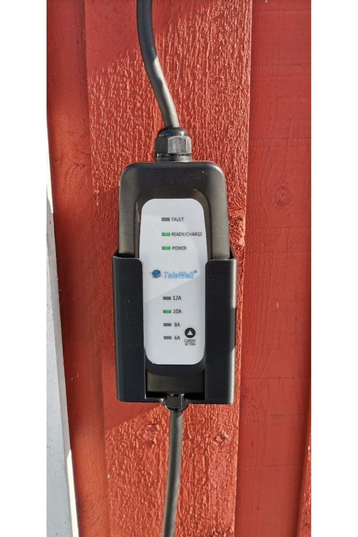 Lucest Telewell Ev Araç Şarj Kablosu İçin Duvar Kutusu (plastik Aparattır!!!)