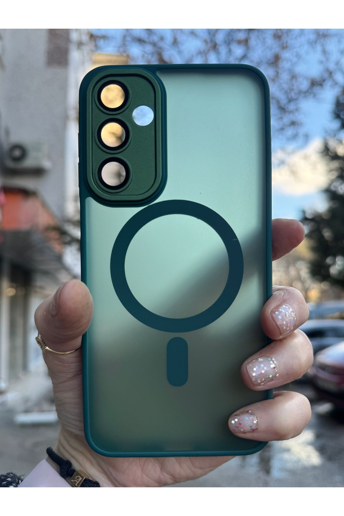 DÜNYA AKSESUAR Samsung Galaxy A16 Lens Korumalı Mat Darbe Önleyici Tam Koruma Silikon Kılıf