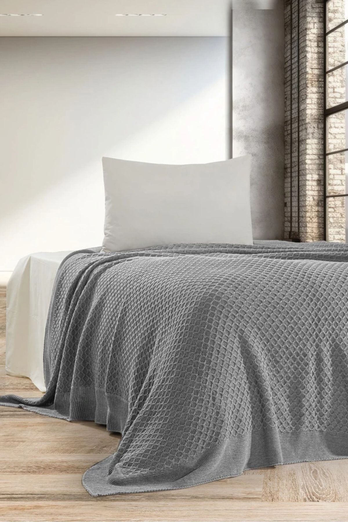 DOUX HOME Simon Triko Yatak Örtüsü Tek Kişilik 180 X 230 Cm