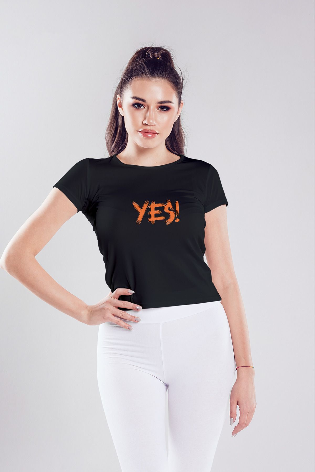 Decrift Yes %100 Pamuk Kadın T-Shirt